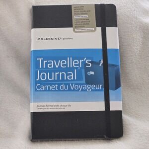 Moleskine Passion‎ Traveller's Journal Hard Cover, 5" x 8.25" Black, 240 Pgs